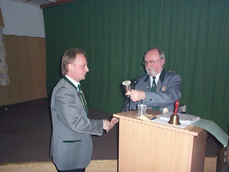 Preisverteilung an A. Weiß