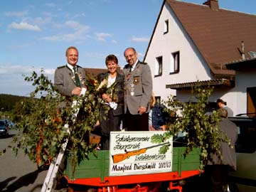 Königspaar mit Vorstand